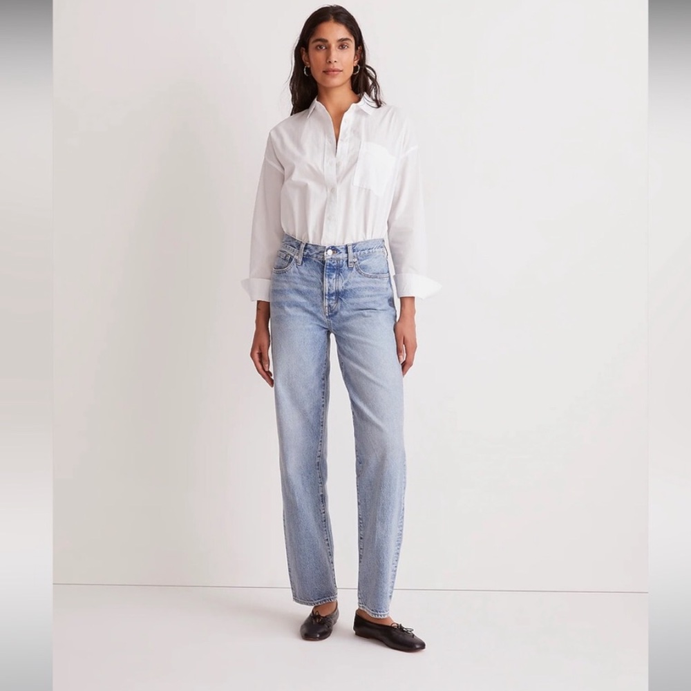 Madewell Low-Slung Straight Jeans